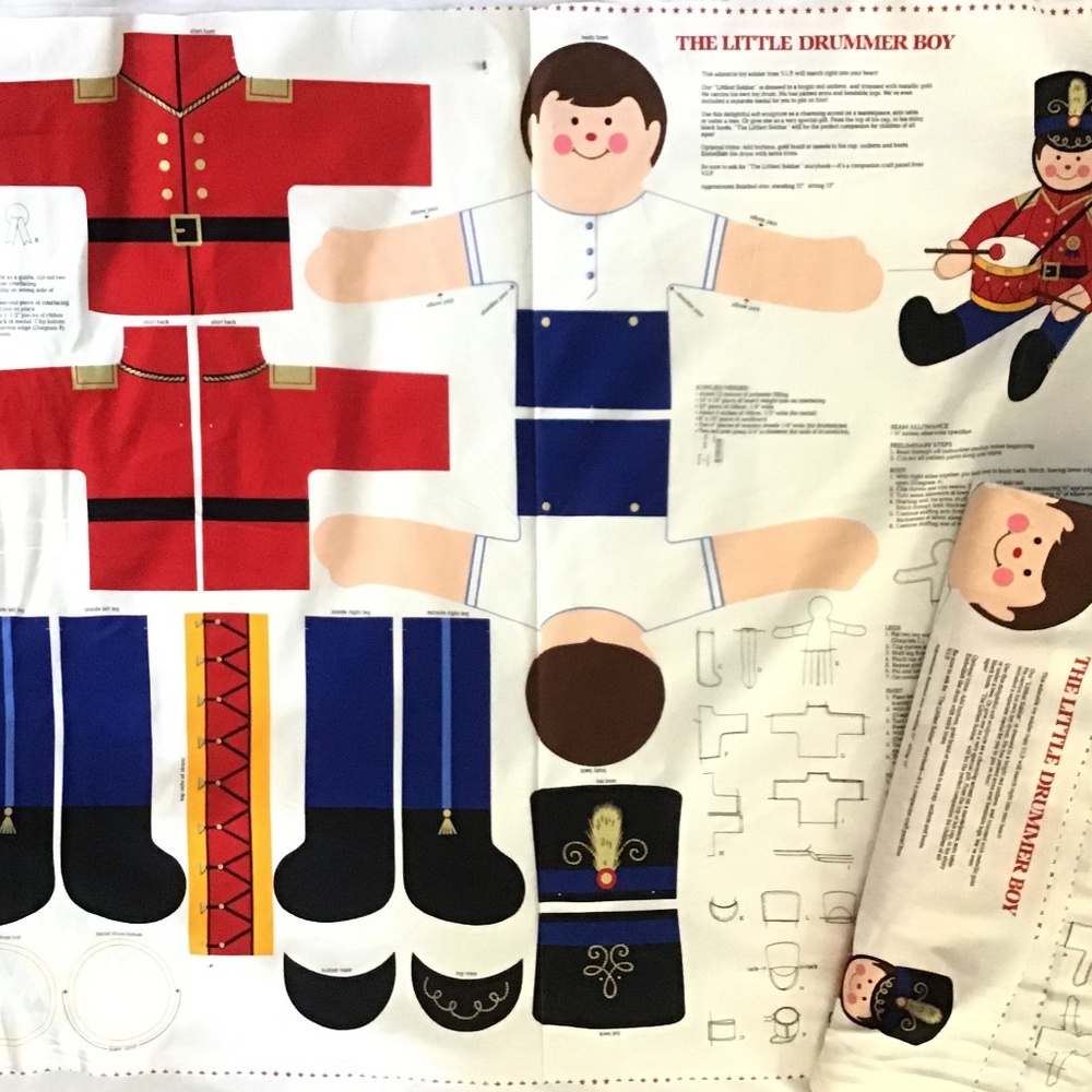 'The Little Drummer Boy' Craft Fabric